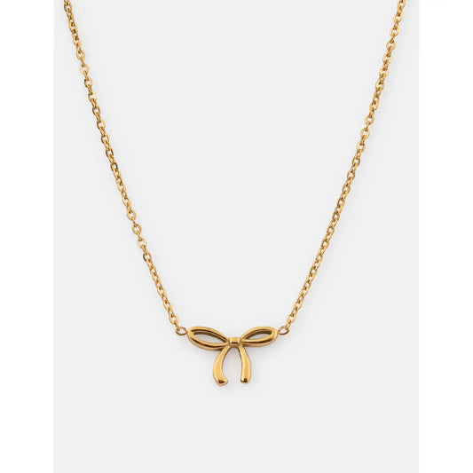 Dainty Bow Necklace