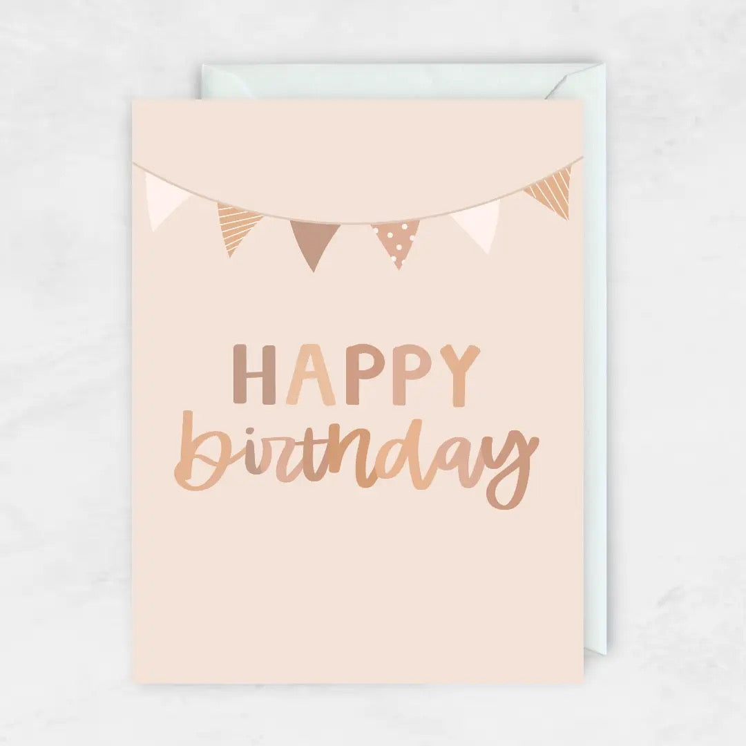 Happy Birthday (banner) Greeting Card