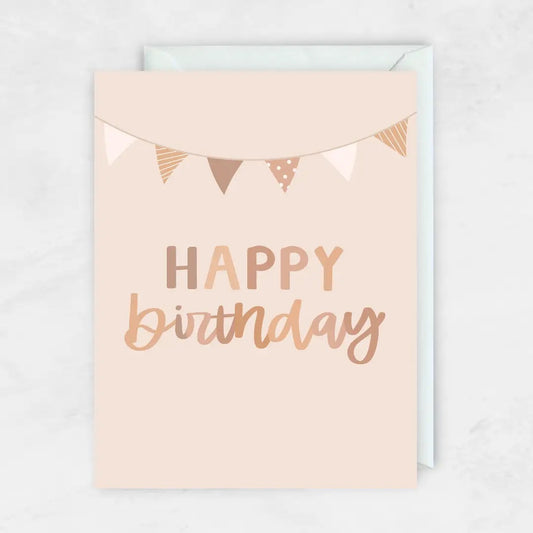 Happy Birthday (banner) Greeting Card