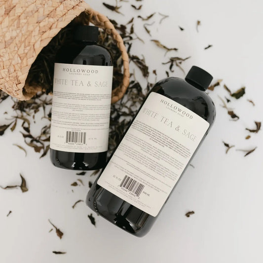 Hollowood 16oz Liquid Laundry Soap - White Tea & Sage