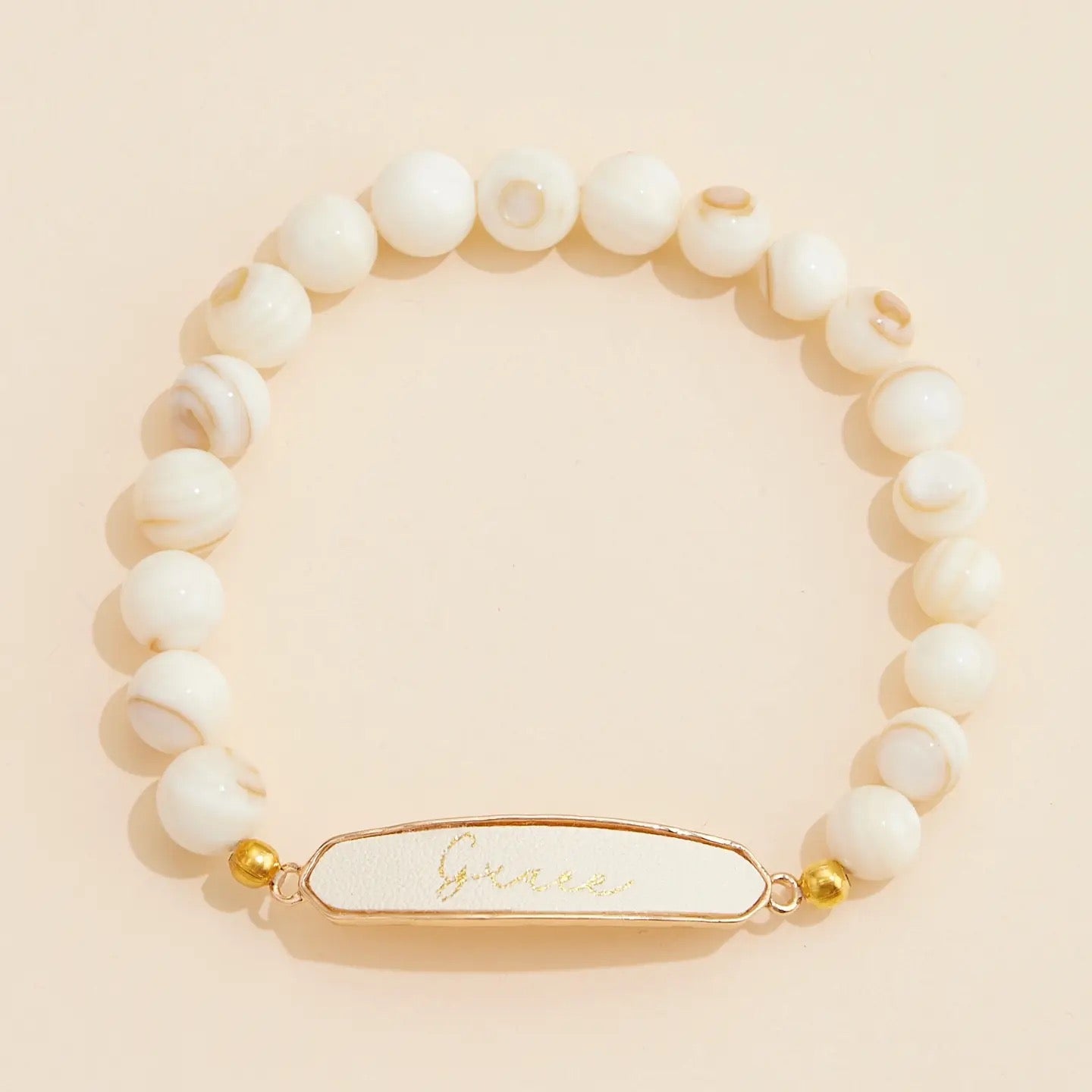Grace Natural Stone Beaded Bracelet