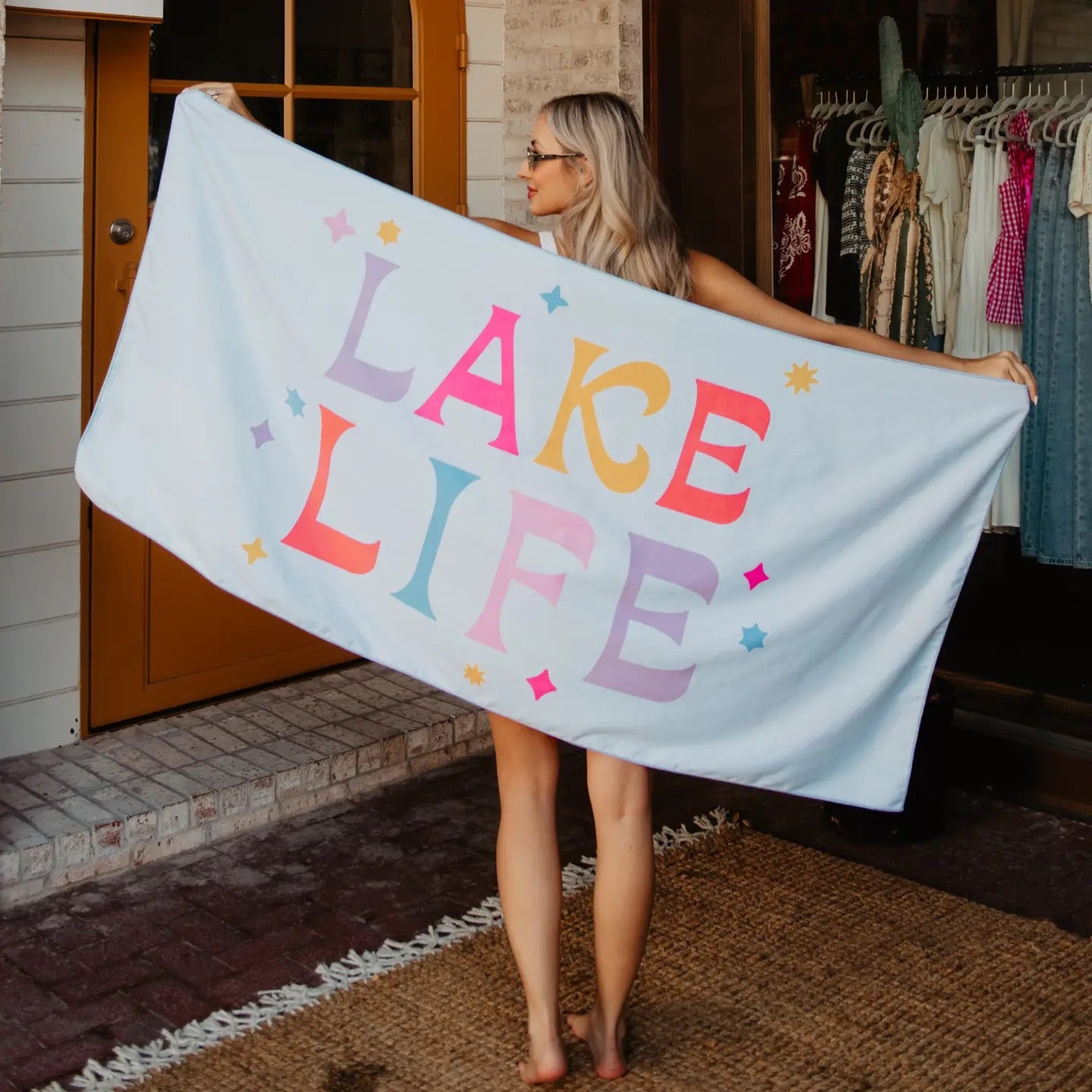 Lake Life Reversible Towel