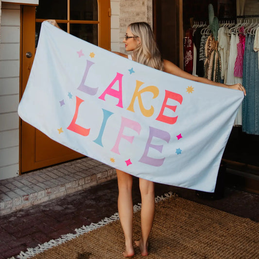 Lake Life Reversible Towel