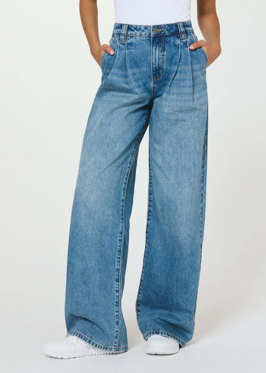 7 Diamonds Jules Pleated Denim Trouser