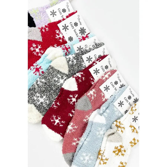 Snowflake Cozy Socks