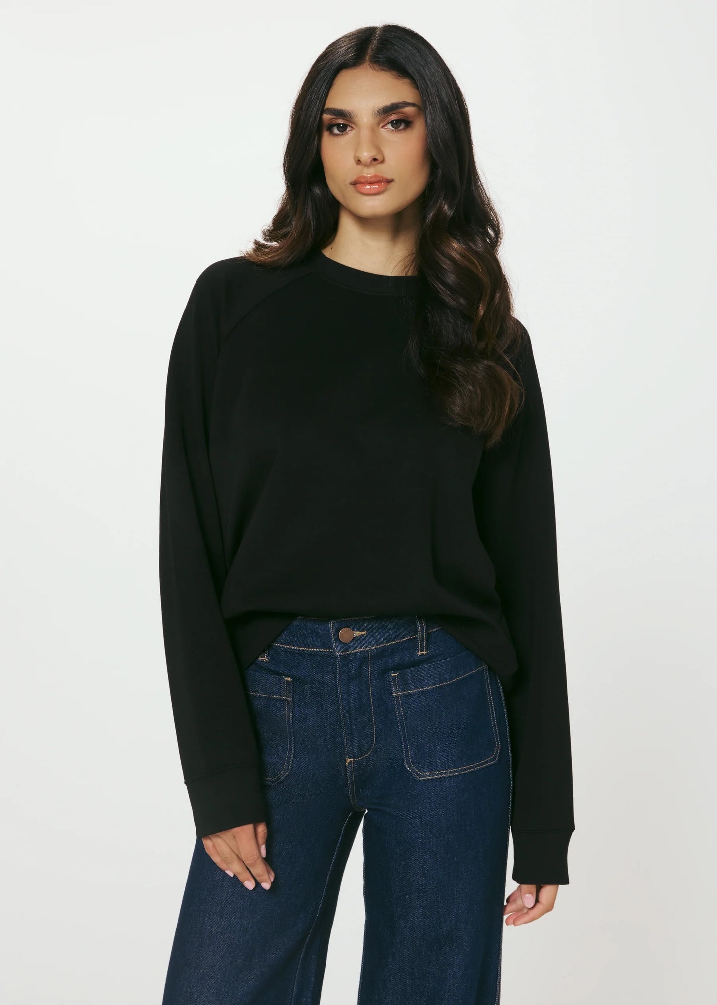 7 Diamonds Nyla Sweatshirt-Black