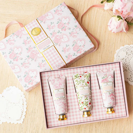 8 Oak Lane 3 Piece Hand Cream Set-Pink
