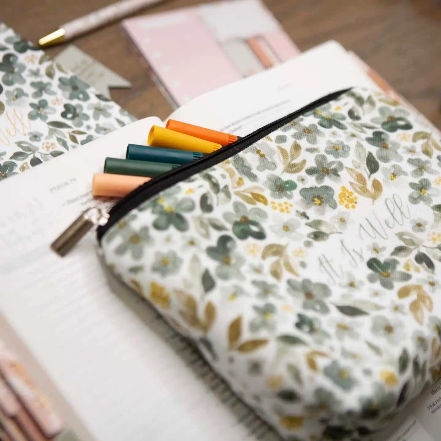It Is Well Pencil Pouch