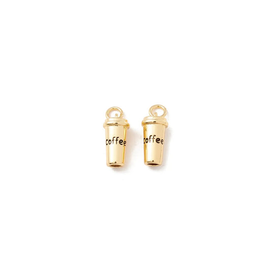 Gold Cup of Ambition Coffee Charm