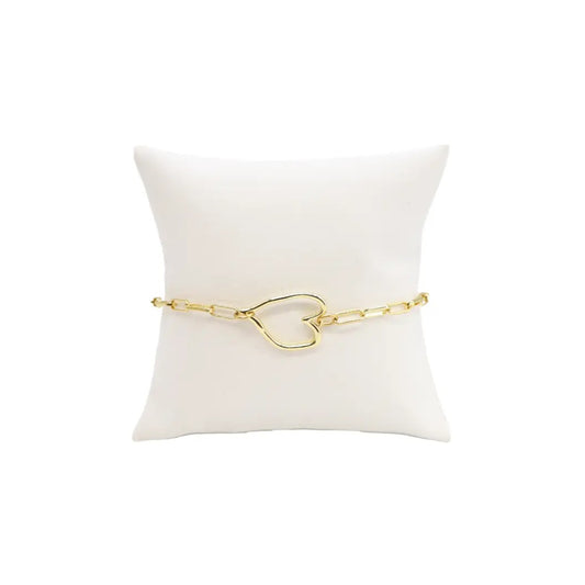 Gold Love Charm Bracelet