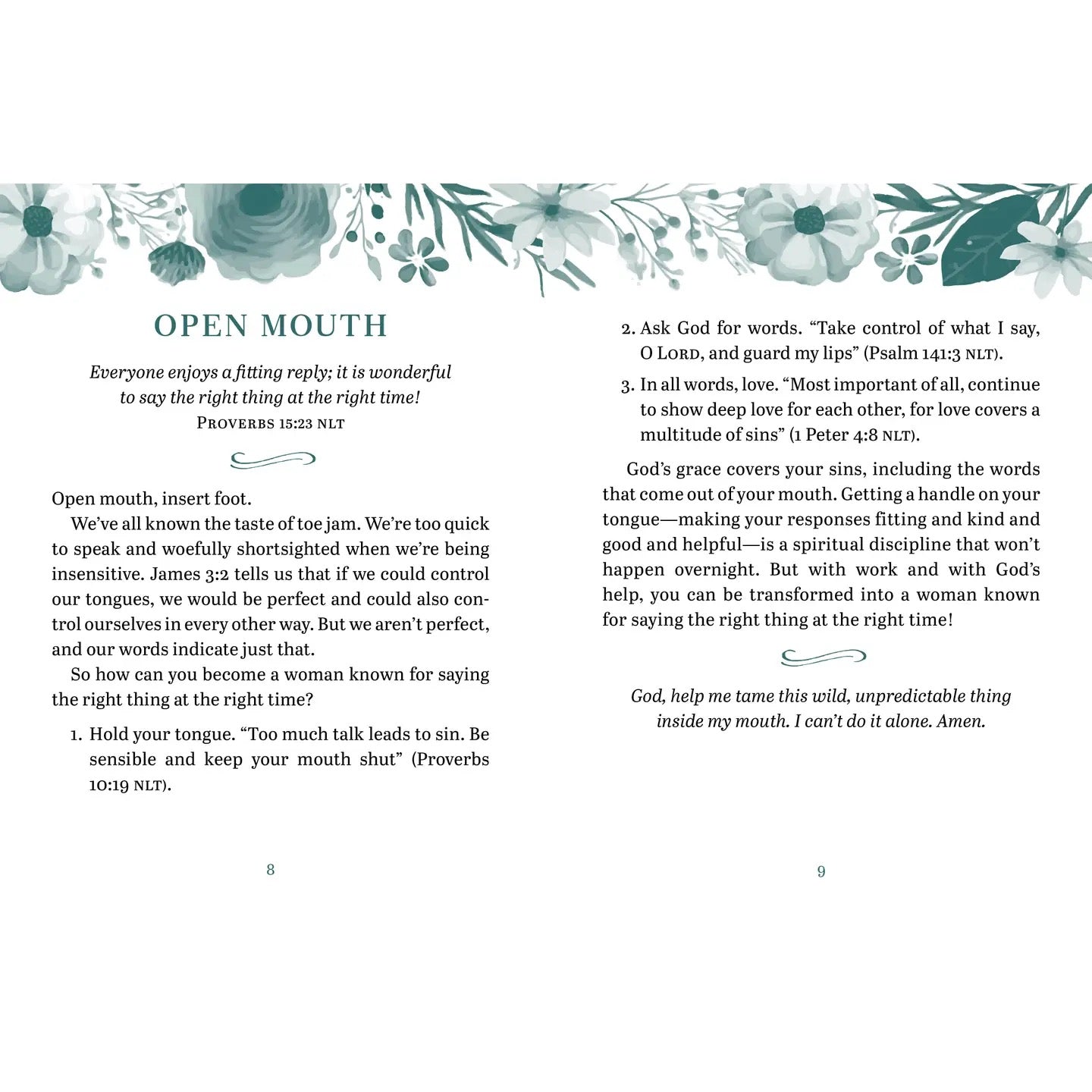 90 Wisdom Filled Readings for Women - Large Print