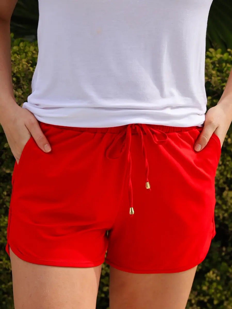 Red Everyday Shorts