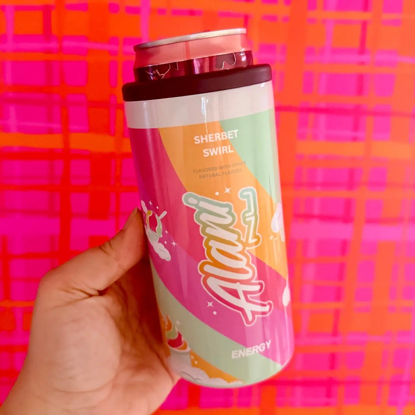 Sherbert Swirl Slim Can Cooler