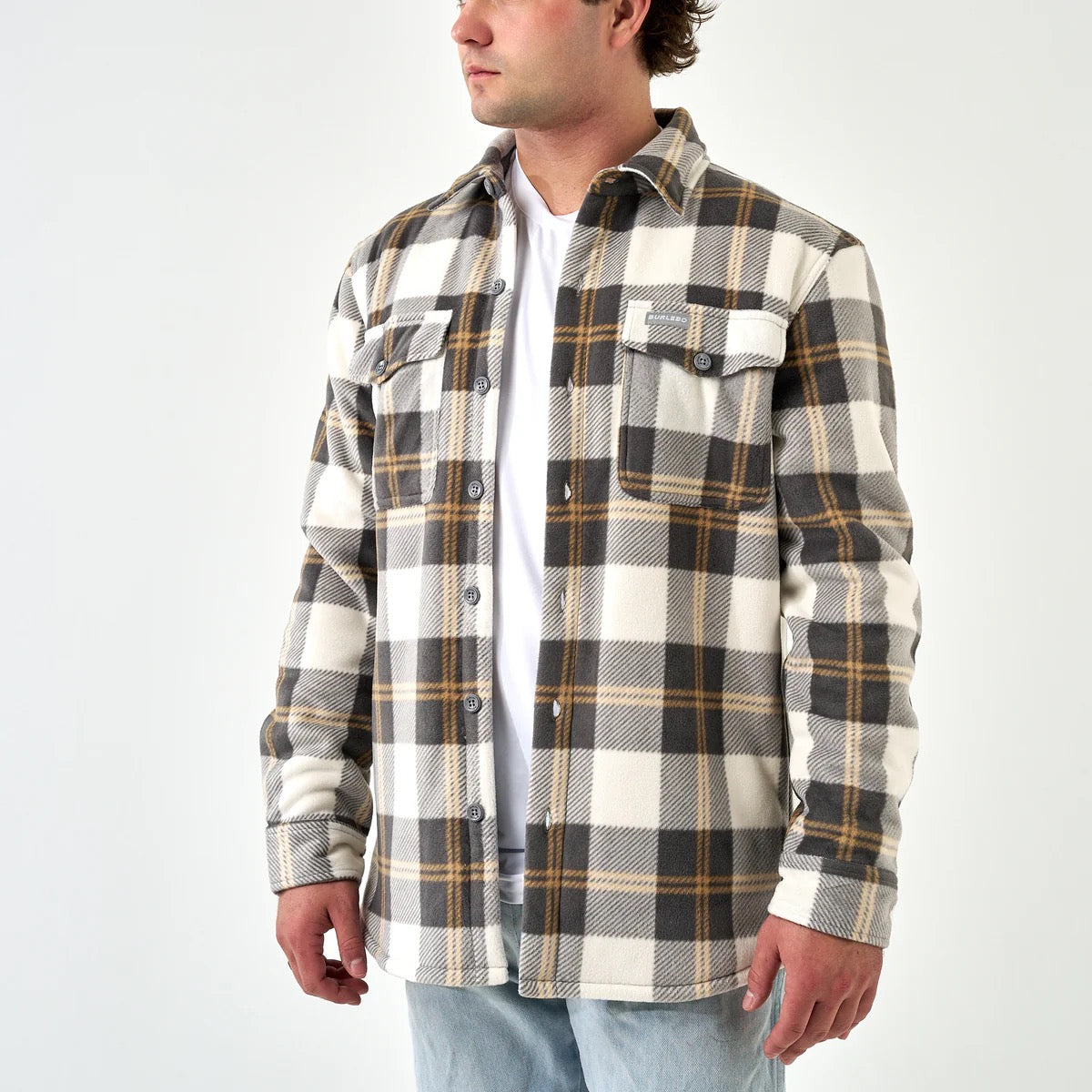 Burlebo Coyote Plaid Shacket