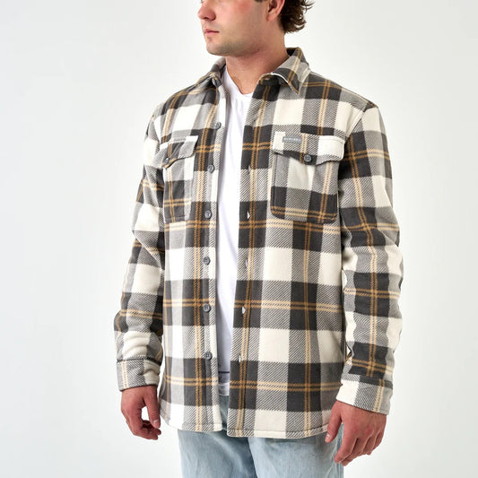Burlebo Coyote Plaid Shacket