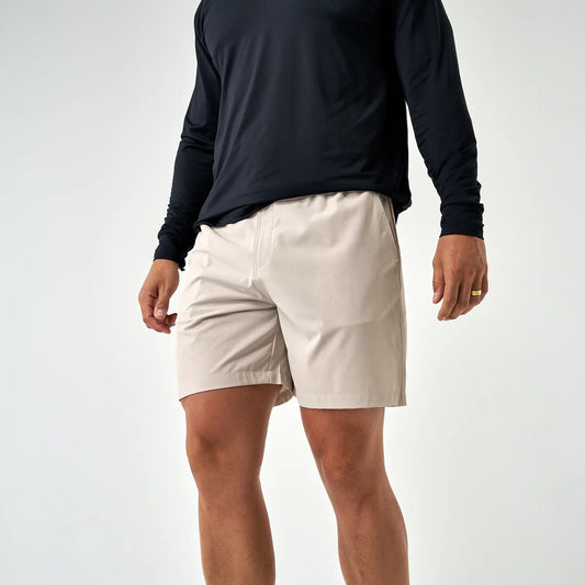 Burlebo Light Khaki 7" Short - Into The Wild Pocket
