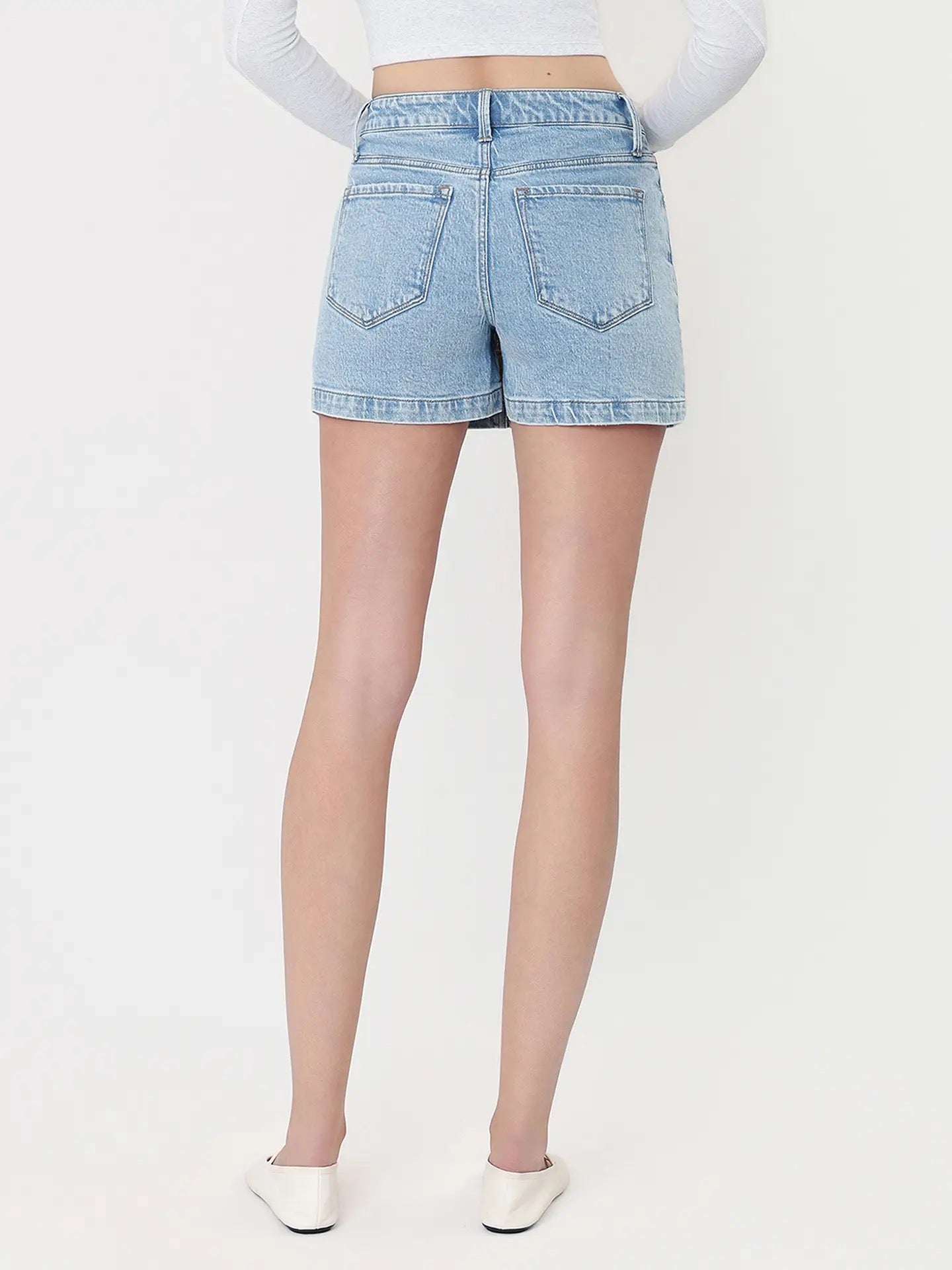 Vervet High Rise Denim Skort