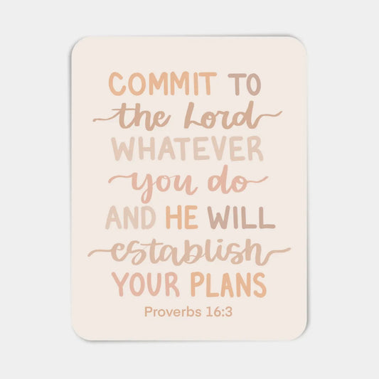 Proverbs 16:3 Sticker