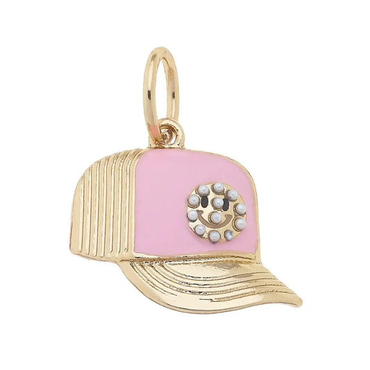 Pink Trucker Hat Charm