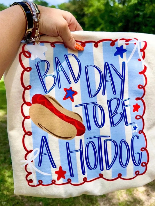 Bad Day To Be A Hot Dog Tee