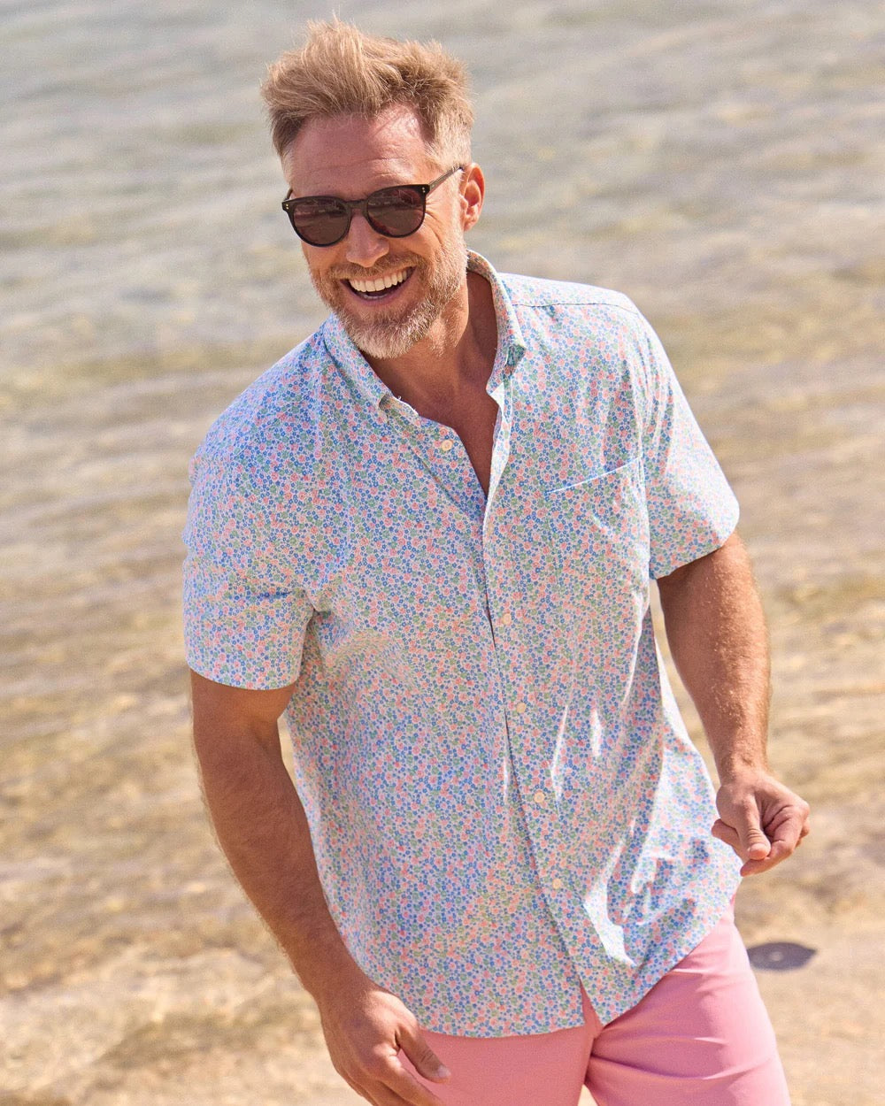 Southern Tide Petal Party Sport shirt