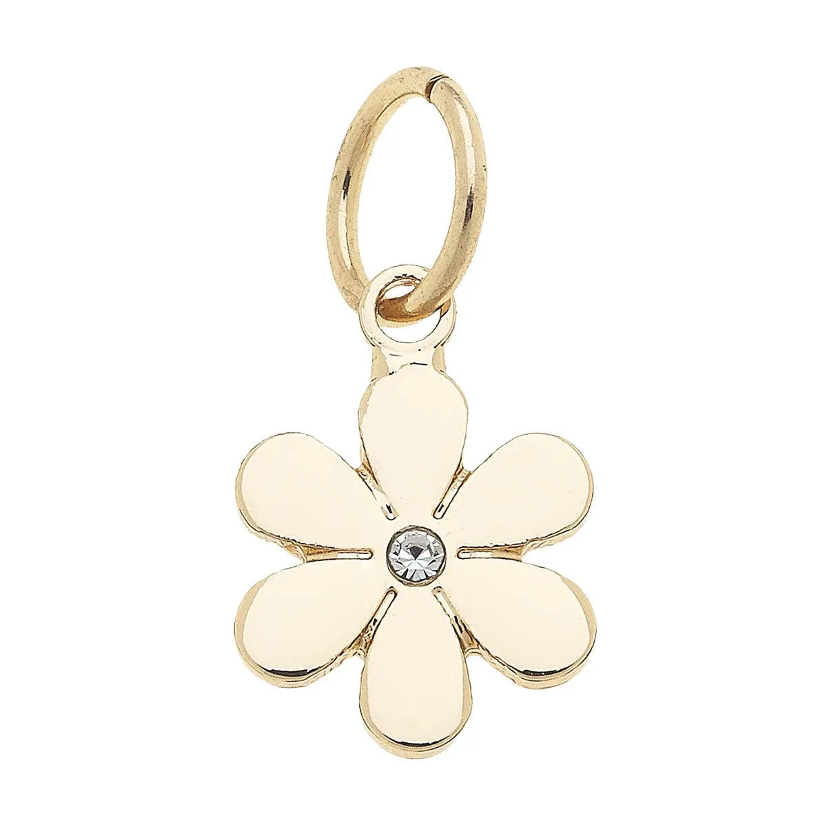 Tiny Gold Flower Charm