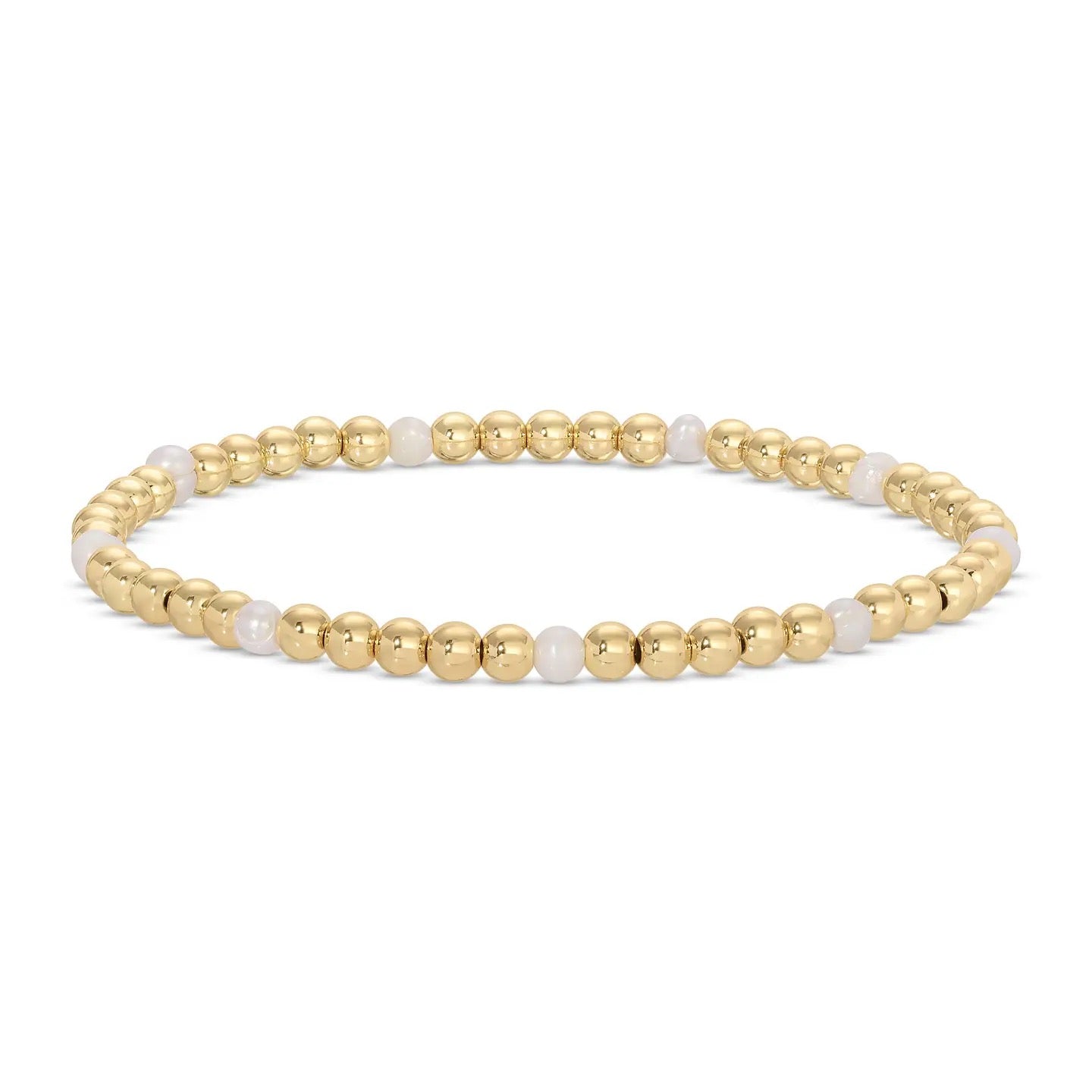 Splendid Iris Pearl and Gold Bracelet