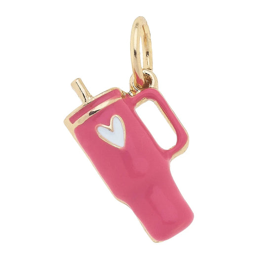 Pink Tumbler Charm