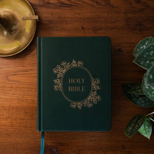 ESV Single Column Journaling Bible - Wild Rose Green