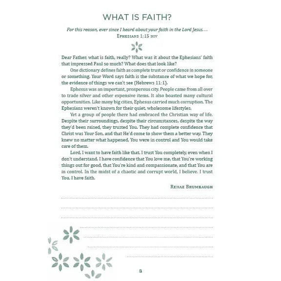 My Prayer Journal: Quiet Time Prayers for a Woman's Heart