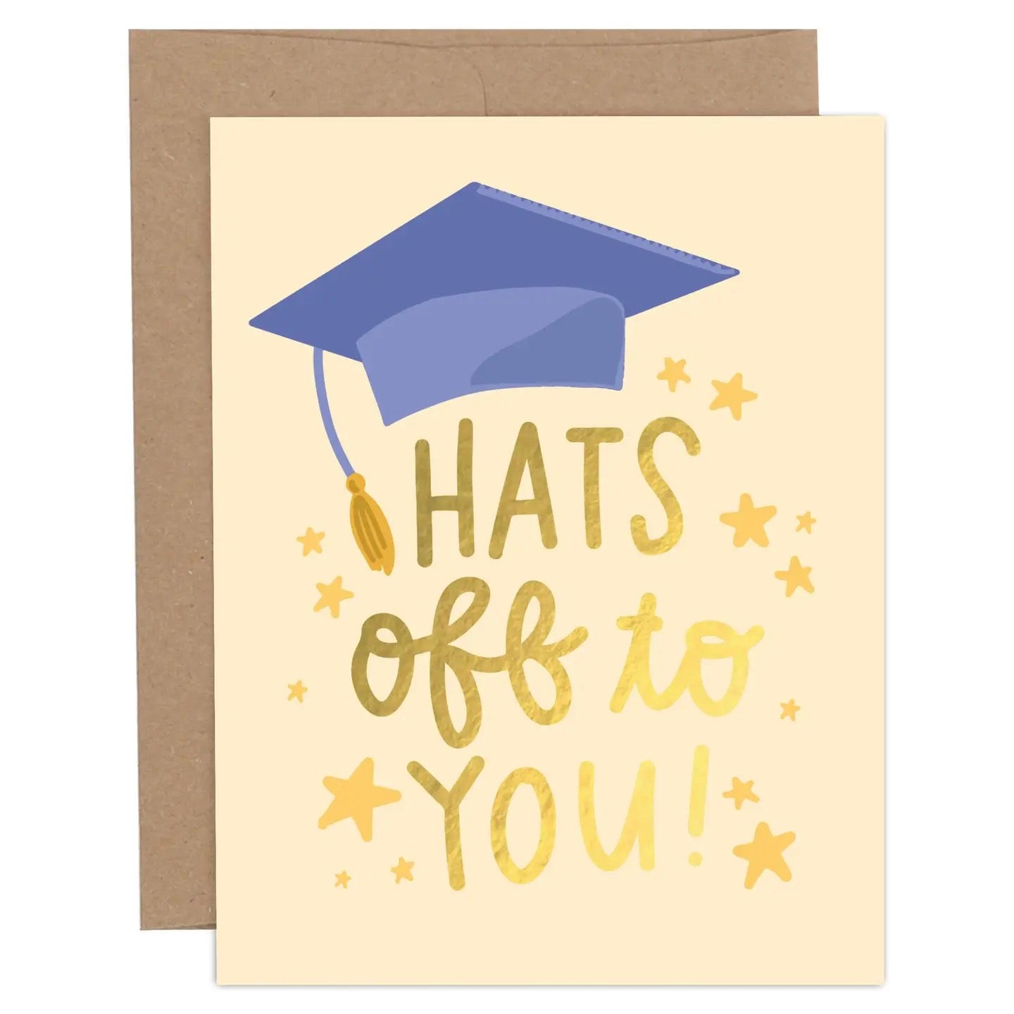 Hat's Off To You Graduation Card