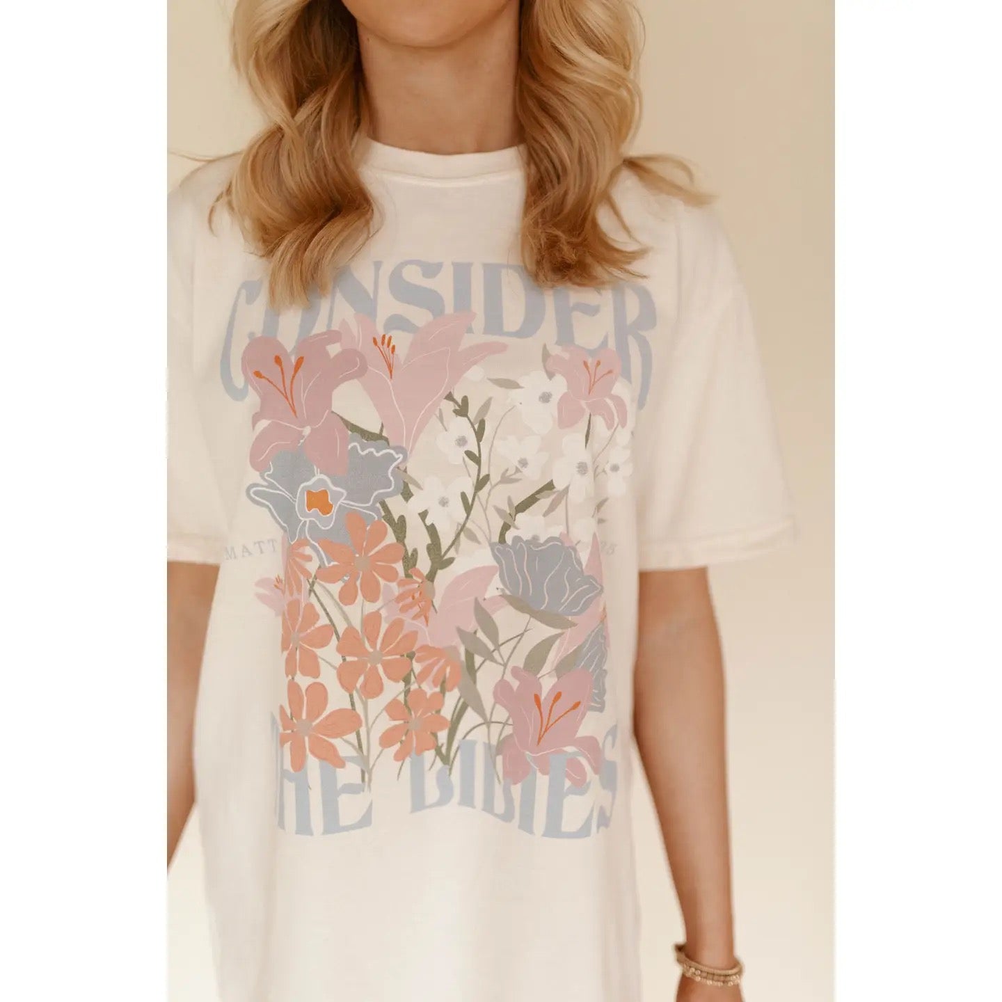 Consider the Lilies Floral Tee