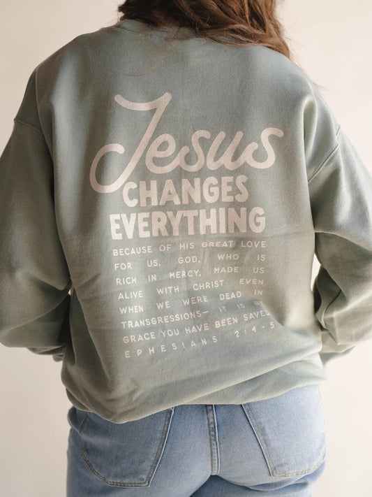 Jesus Changes Everything Sweater