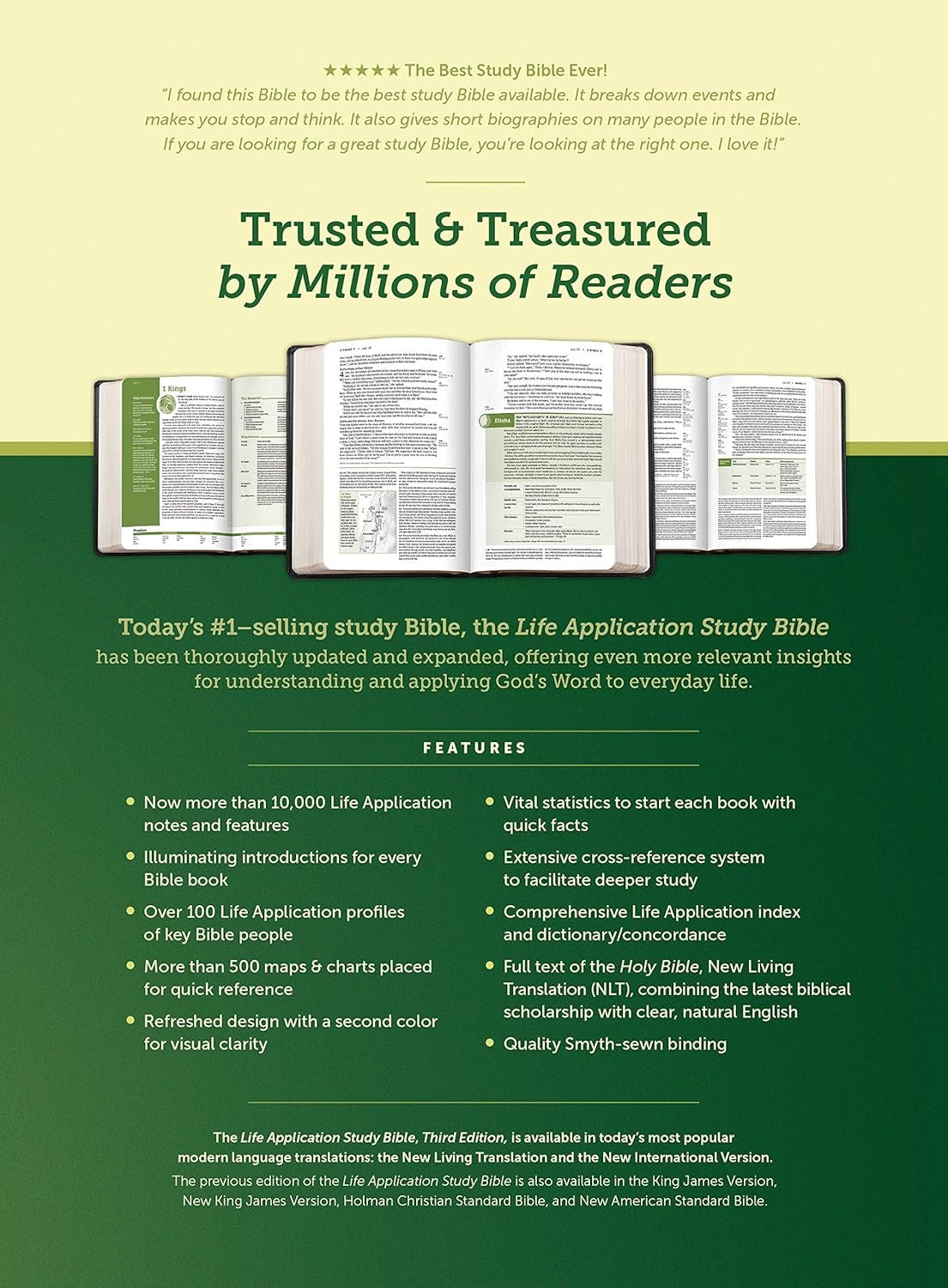 NLT Life Application Study Bible 3rd Edition