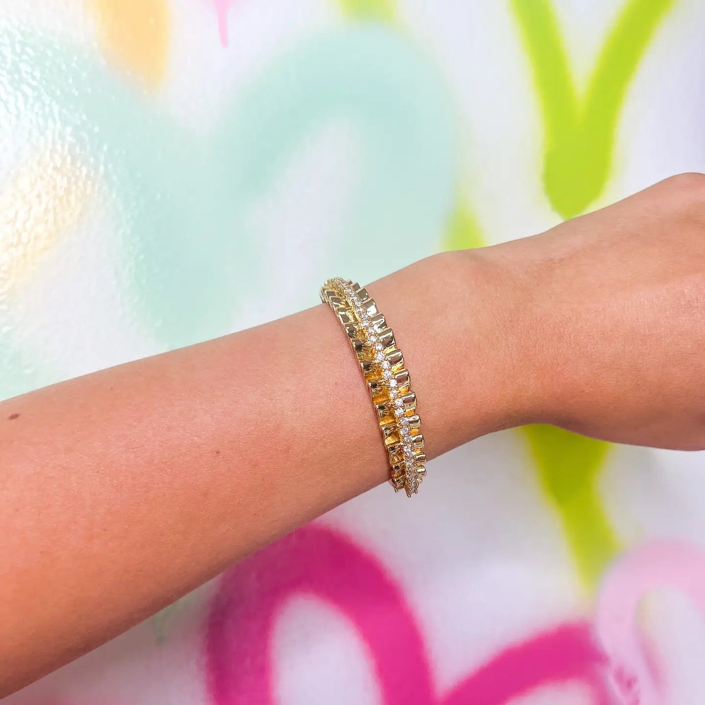 Coco Gold Statement Bracelet