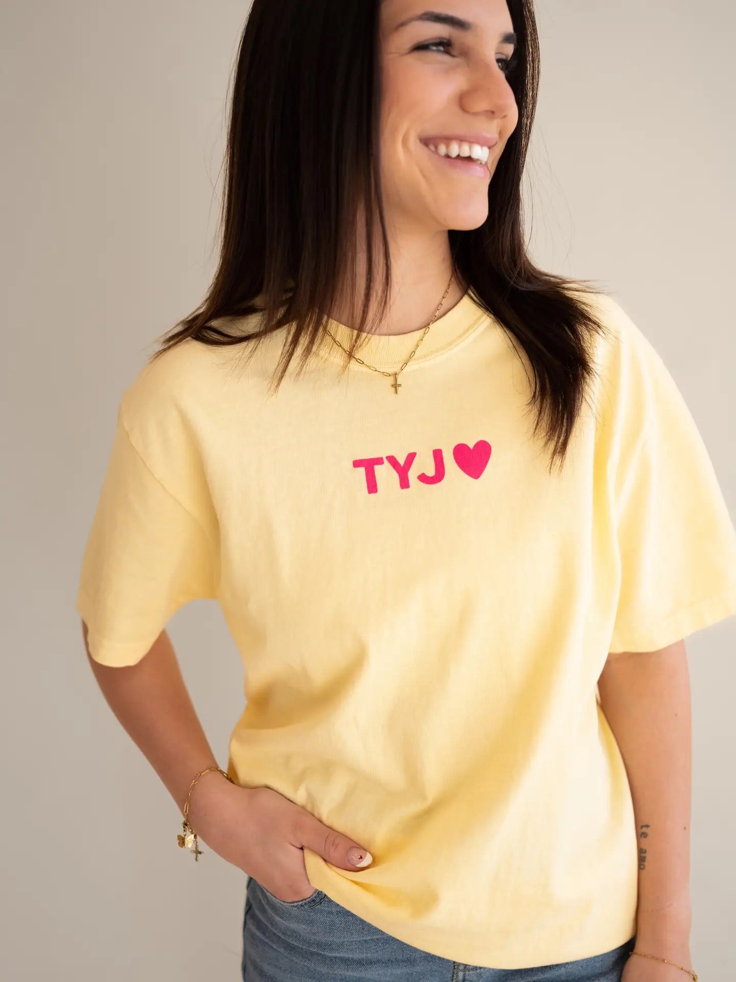 Thank You Jesus Butter Yellow Tee