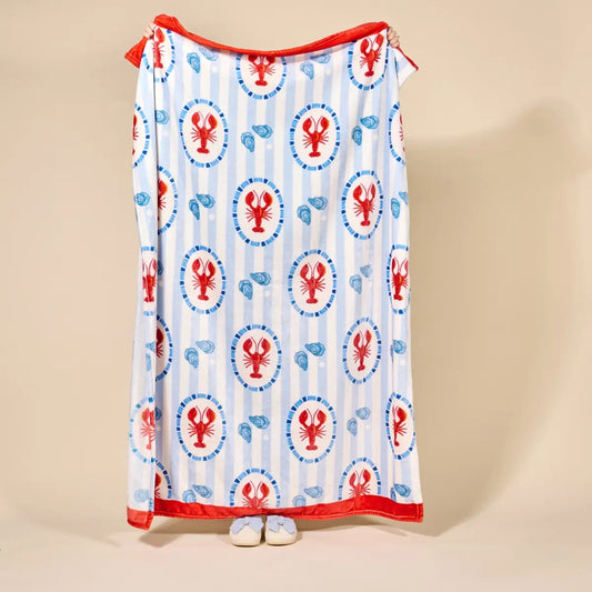 Crawfish Plush Blanket