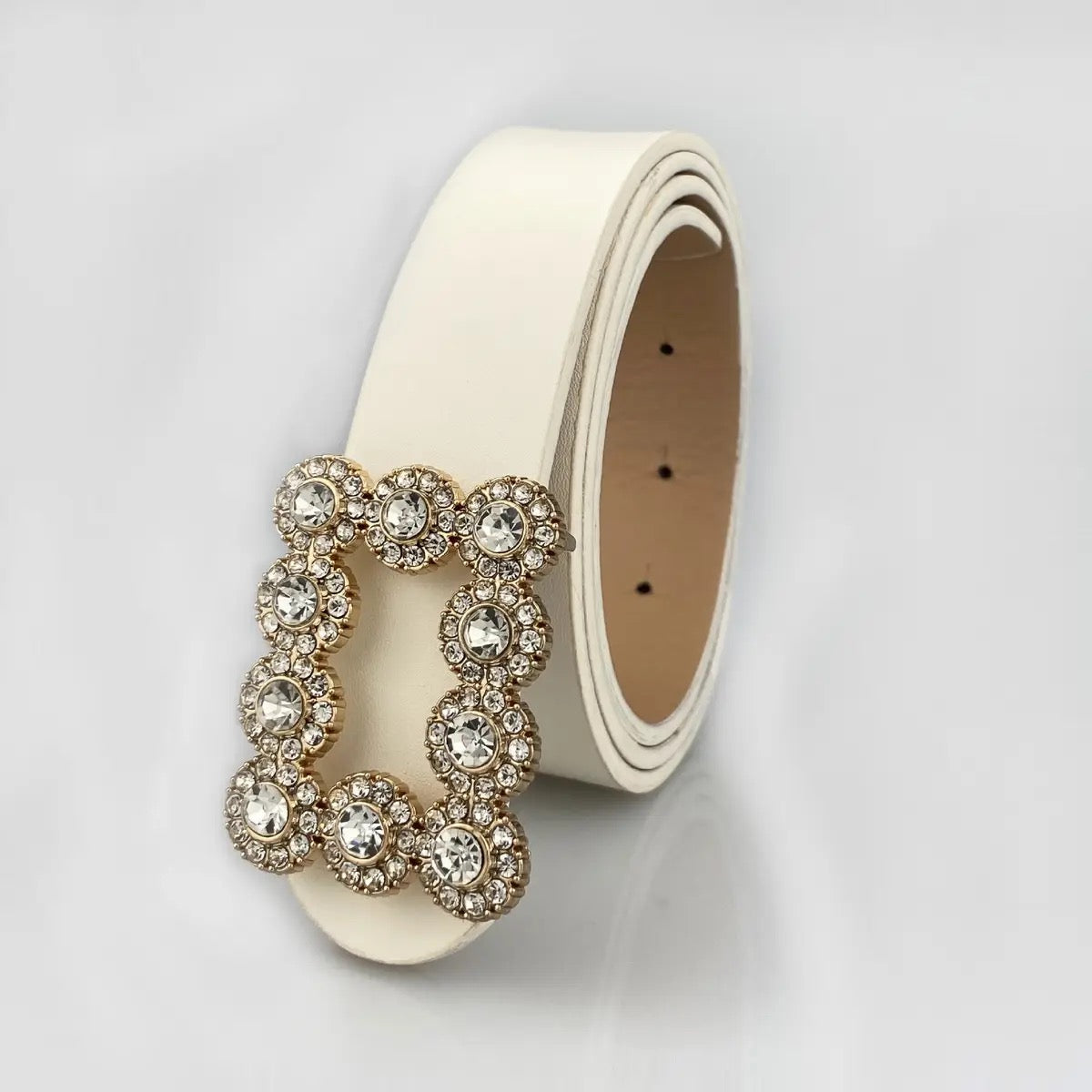 Diamond Buckle Fashion Belt