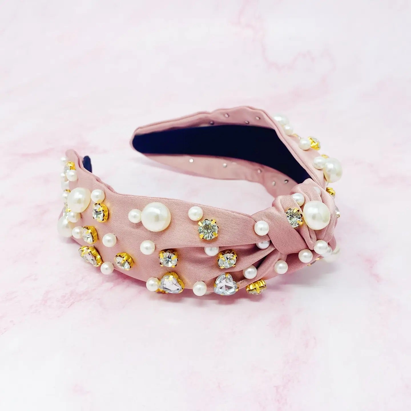 Jeweled Satin Headband