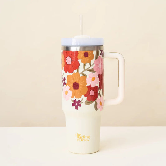 40 oz Floral Tumbler