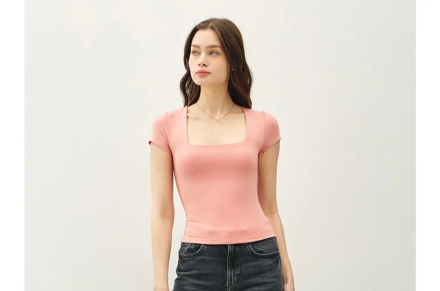 Basic Square Neck Tee