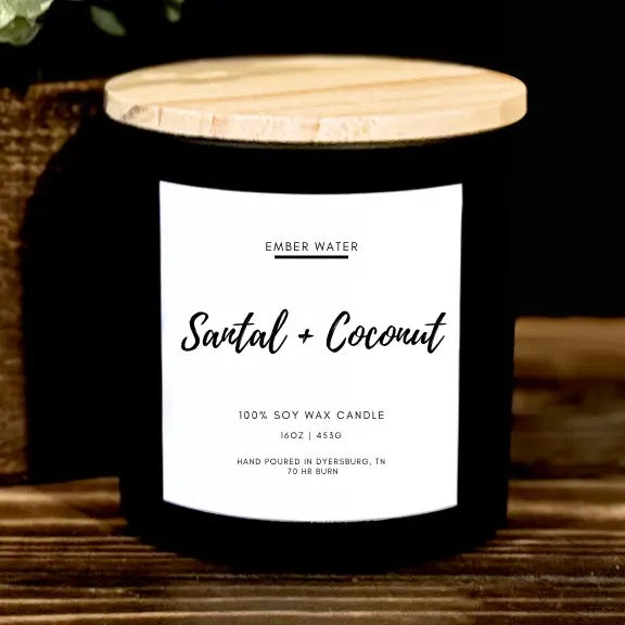Ember Water 16 oz Candle