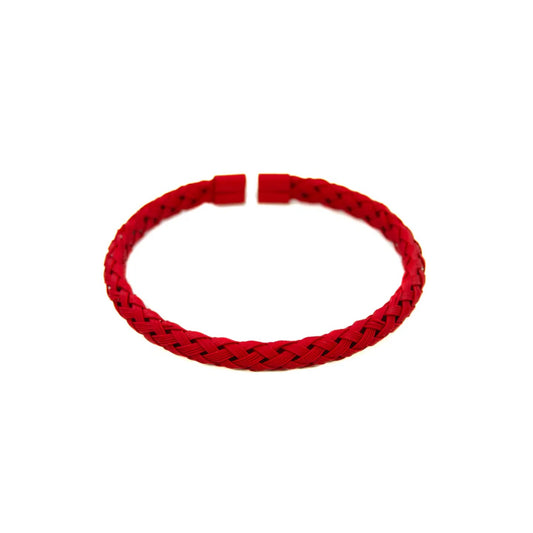 Matte Red Cuff Bracelets