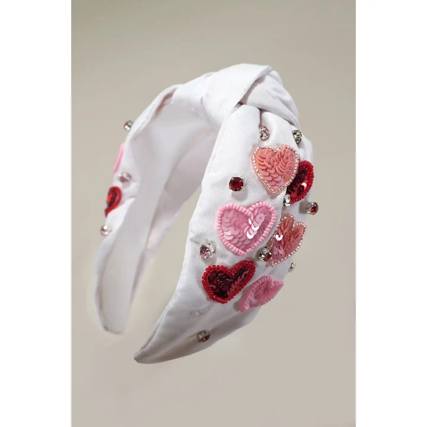 Valentine's Sequin Heart Headband