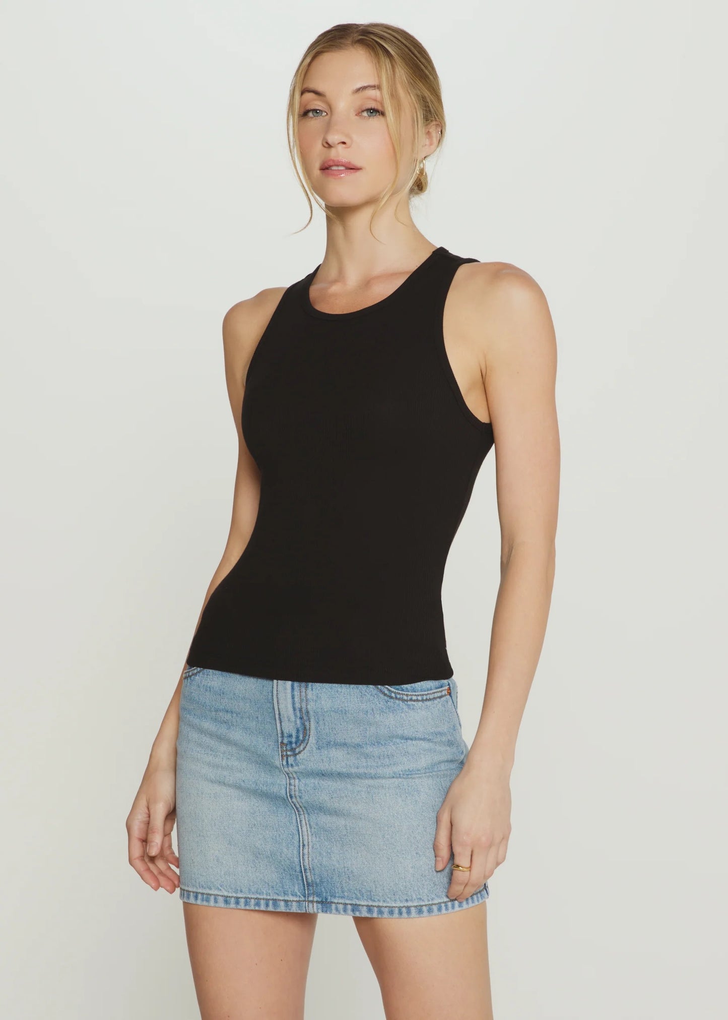 7 Diamonds Modal Ribbed Crew Tank