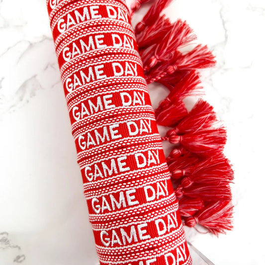 Game Day Embroidered Bracelet