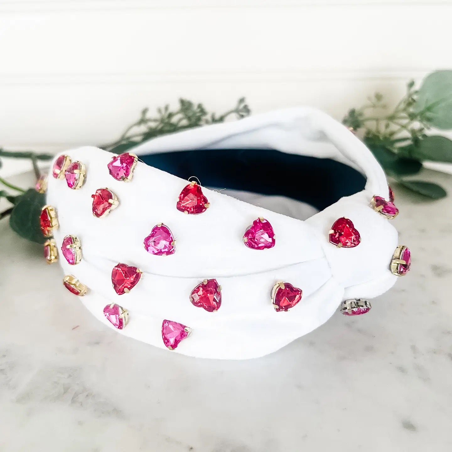 Heart Gemstone Headband