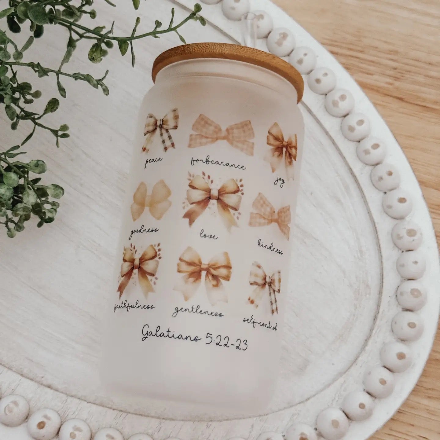 Fall 16 oz Glass Cups