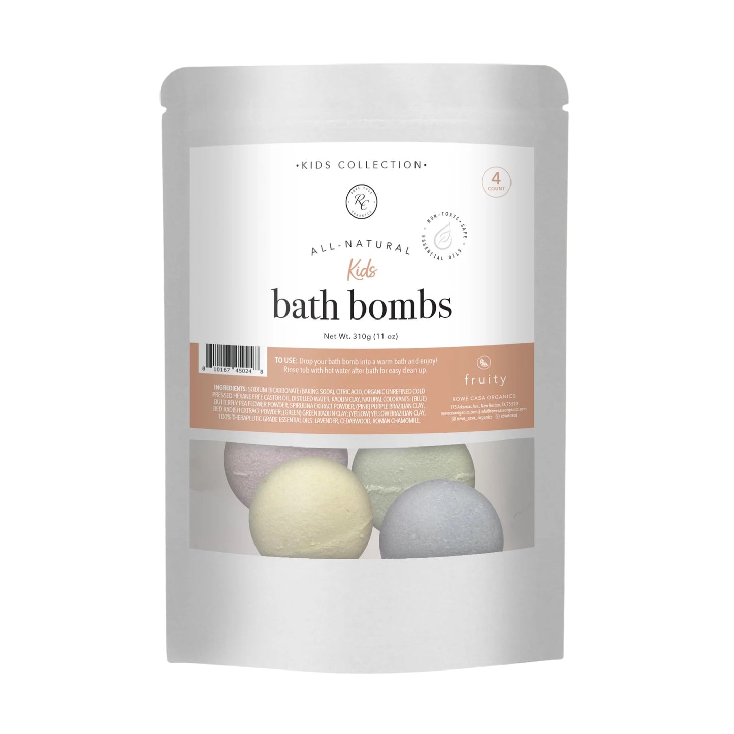 Rowe Casa Bath Bombs for Kids