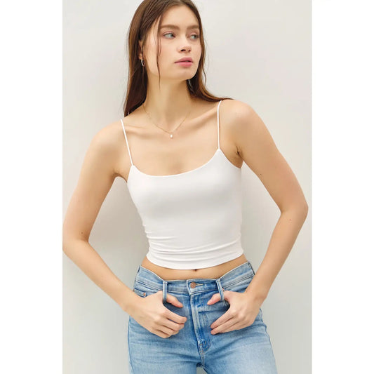 Spaghetti Strap Crop Tank